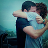 snottygrrl: two men hugging (boy hug by the wonderful gwy)