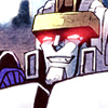 asstrain: Art of Astrotrain looking off to the left side with a happy smirk on his face (Happy smirk)
