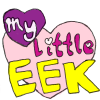 mylittleeek: Blaring colors that say "My Little EEK" and resemble "My Little Pony" logos (Default)