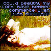 soylent_cola: painting of Ophelia laying on the grass with a line from Hamlet (ophelia honesty)