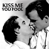 kindkit: Paul McDermott and Tim Ferguson almost kissing (DAAS: Kiss me you fool)