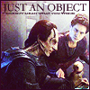 dubhartach: Dukat and Weyoun looking at Siskos baseball.  Caption  "just an object" (just an object)
