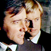 onyxlynx: Solo in profile, Kuryakin full face (Napoleon Solo & Illya Kuryakin of UNCLE)