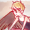 feathery: art@flowertea (bored and waiting)