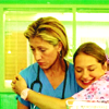 chaila: Zoey hugs an unwilling Jackie. (nj - zoey jackie hug)