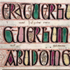 nummulite: page one of the gospel of John of the Lindisfarne gospels (Default)