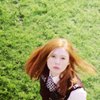 annemari: Amy Pond looking up into the sky. (dw; amy; the sunlight dims)