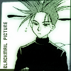 raletha: Trowa with morning hair and text "blackmail picture" (gundam wing - trowa - bad hair)