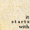 itstartswith: it starts with on old paper (it starts with)