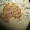 acelightning: antique world globe with focus on Australia (aussieglobe)