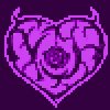 acelightning: heart in the shape of a thorny rose (goth heart)