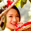 mercredigirl: Close-up of actress Zhou Xun smiling in a garden. (Zhou Xun smiling)