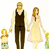 bided: art by pixiv user 3000321 (& family. handholding.)