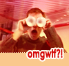 shirasade: ewan mcgregor holding two cups to his eyes and screaming; text: omgwft?! (ewan - wtf!)