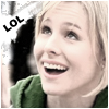 shirasade: veronica mars looking very amused; text: lol (vm - LOL (veronica))