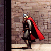 hammerhappy: (Mighty Thor master of the corridor!)