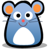 medicalmouse: happy blue cartoon mouse (Default)