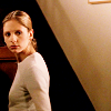 meloukhia: Buffy the Vampire Slayer, her left side toward the camera. She is looking over her shoulder.  (Buffy)