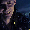 jotunblooded: Loki, grinning madly (Slasher smile)