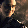 jotunblooded: Loki, smiling happily at someone (A rare real smile)