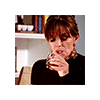 sarken: animation of sue ellen drinking bourbon ([dallas] drive a girl to drink)