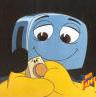 phinnia: brave little toaster, petting blanky <3 (brave little toaster)