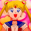 moonspeech: Our heroine stands happily, urged forth by love itself! (Hearts and squeal)