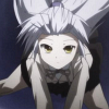 clumsyangel: Kanade in mid-air, falling, in a fighting stance and looking terribly bored. (Ｉｎ　Ｙｏｕｒ　Ｍｅｍｏｒｙ)