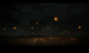 madimpossibledreamer: Paper lanterns floating over a fleet of ships. (lanterns)