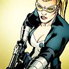 next_to_normal: Bobbi Morse in costume, with a big gun (Mockingbird)
