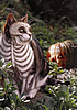 moth2fic: Cat and pumpkin with superimposed skeletons (halloween_skeletoncat)