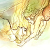 monsterboy: Terra and Celes from FFVI catching each other as they fall. (terra/celes)