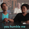 jadelennox: Community: Abed and Shirley holding hands: "you humble me" (community: humble)