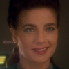 spotsallthewaydown: Jadzia from DS9 smiling crookedly. (Sweet smile.)