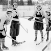 kyriacarlisle: b&w photo of the vancouver amazons hockey team (lady amazons)