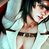 patricided: cleavage shot (flirty | amused | curious)