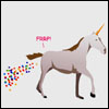 girlpearl: a unicorn farting glitter (or possibly sprinkles) (herpes of the craft world)
