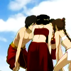 sohotrightnow: Zuko, Mai, Tai Lee, and Azula huddling ([atla] huddle)