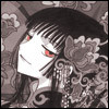 jet: Yuuko from Holic, in greyscale (yuuko)