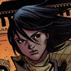 gentlejustice: A shot of Cassandra Cain in civvies, hair blowing behind her. (a girl named cain)