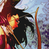 shanaqui: Kate from Young Avengers as Hawkeye, taking aim. ((KateYA) Hawkeye)
