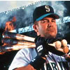 florahart: edgar martinez holding flaming bats (edgar)