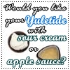 mara: (Yuletide sour cream applesauce)