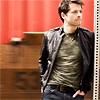 lilyleia78: Misha in a leather jacket leaning on wall (Supernatural: Misha in leather)