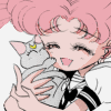 lunarmeow: (& chibiusa. face snuggles.)