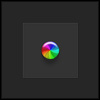 konsectatrix: a still of the small rainbow ball gif that apple products show onscreen during lengthy processing times. (beachball of death, processing, processing: please stand by.)