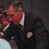 becauseichooseto: Miles Richardson (as the Prime Minister) in a play  leaning over Bonnie (advisor)