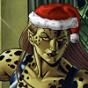 bluefall: Barbara Minerva in a Santa hat (festive Minerva)