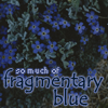 silveraspen: blue phlox with poetic quote caption (fragmentary blue)