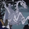 suaveandspectral: Jim on a skeletal horse spinning his cane (On a Pale Horse)